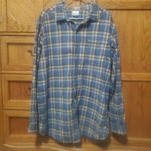 Columbia men's flannel size XLT